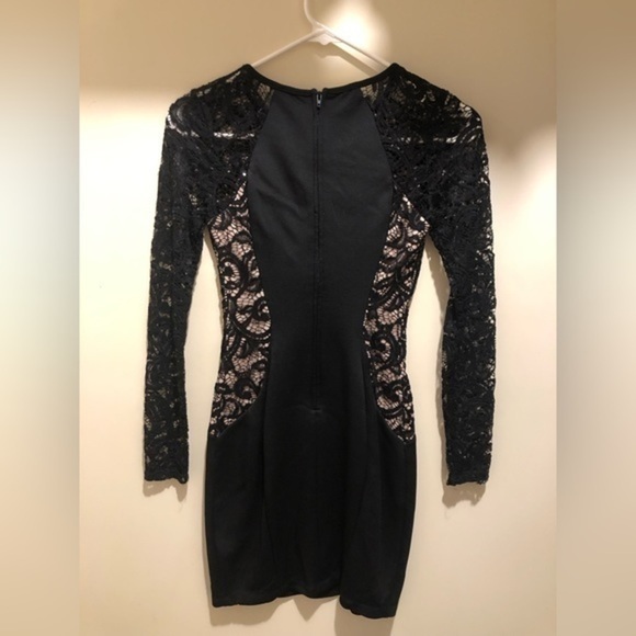 NWOT. BCX mini dress. 0. Black and cream. - Picture 2 of 2